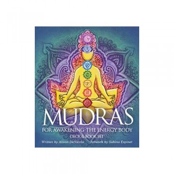 Mudras for Awakening the Energy Body meditacinės kortos ir knyga US Games Systems